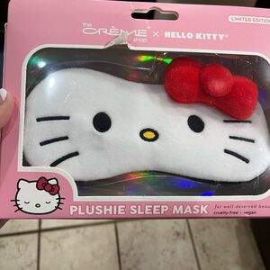 x Hello Kitty Plushie Sleep Mask - White and Red